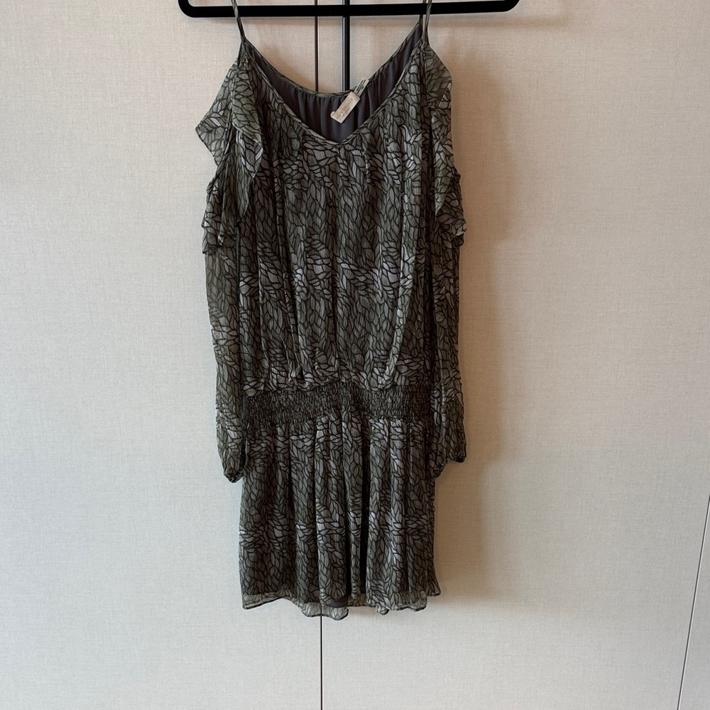 Ramy Brook Olive Patterned Dress